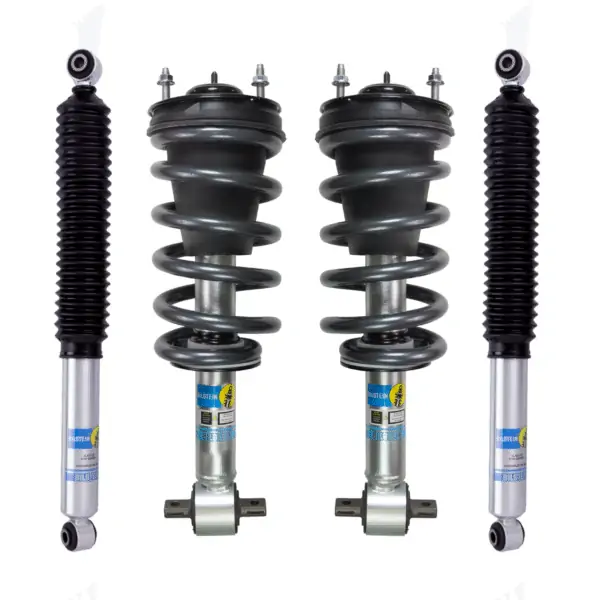 BILSTEIN 5100 0-1.8″ FRONT LIFT ASSEMBLED COILOVERS WITH OE REPLACEMENT COILS AND REAR SHOCKS FOR 2015-2020 CHEVY TAHOE
