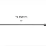 Universal Fleece 15" High-Pressure Fuel Line 8 mm × 3.5 mm M14 × 1.5 Nuts