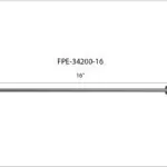 Universal Fleece 16" High-Pressure Fuel Line 8 mm × 3.5 mm M14 × 1.5 Nuts