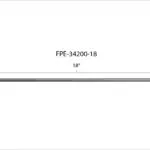 Universal Fleece 18" High-Pressure Fuel Line 8 mm × 3.5 mm M14 × 1.5 Nuts