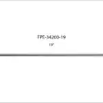 Universal Fleece 19" High-Pressure Fuel Line 8 mm × 3.5 mm M14 × 1.5 Nuts