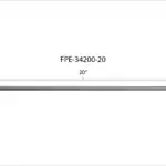 Universal Fleece 20" High-Pressure Fuel Line 8 mm × 3.5 mm M14 × 1.5 Nuts