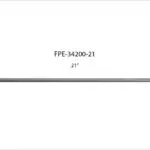 Universal Fleece 21" High-Pressure Fuel Line 8 mm × 3.5 mm M14 × 1.5 Nuts