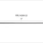 Universal Fleece 22" High-Pressure Fuel Line 8 mm × 3.5 mm M14 × 1.5 Nuts