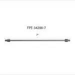 Fleece Universal 7" High Pressure Fuel Line 8 mm × 3.5 mm M14 × 1.5 Nuts