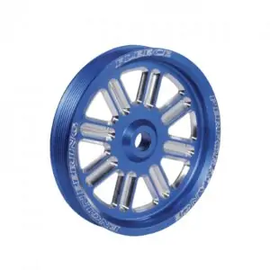 Fleece Dual-Pump Pulley Blue Spoke | 2003-10 Cummins Ram 2500/3500