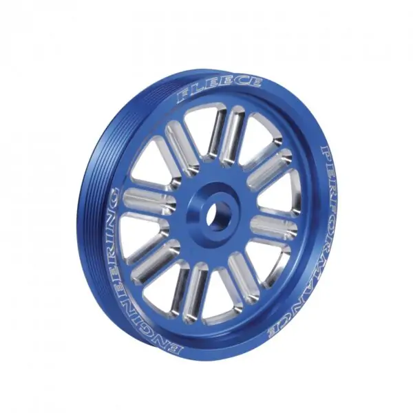 Fleece Dual-Pump Pulley Blue Spoke | 2003-10 Cummins Ram 2500/3500