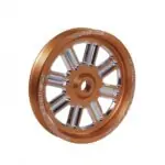 Fleece Dual-Pump Pulley Orange Spoke | 2003-10 Cummins Ram 2500/3500