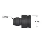 Universal Fleece -10AN Male Adapter to 1.325″ Bore