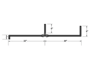 Universal Fleece Pre-Formed ⅝″ Coolant Hose
