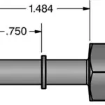 Universal Fleece ⅜″ Quick-Connect → ¾-16 ORB (-8 AN) Adapter