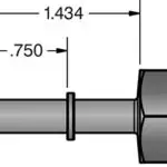 Universal Fleece 5⁄16″ Quick-Connect → ¾-16 ORB (-8 AN) Adapter