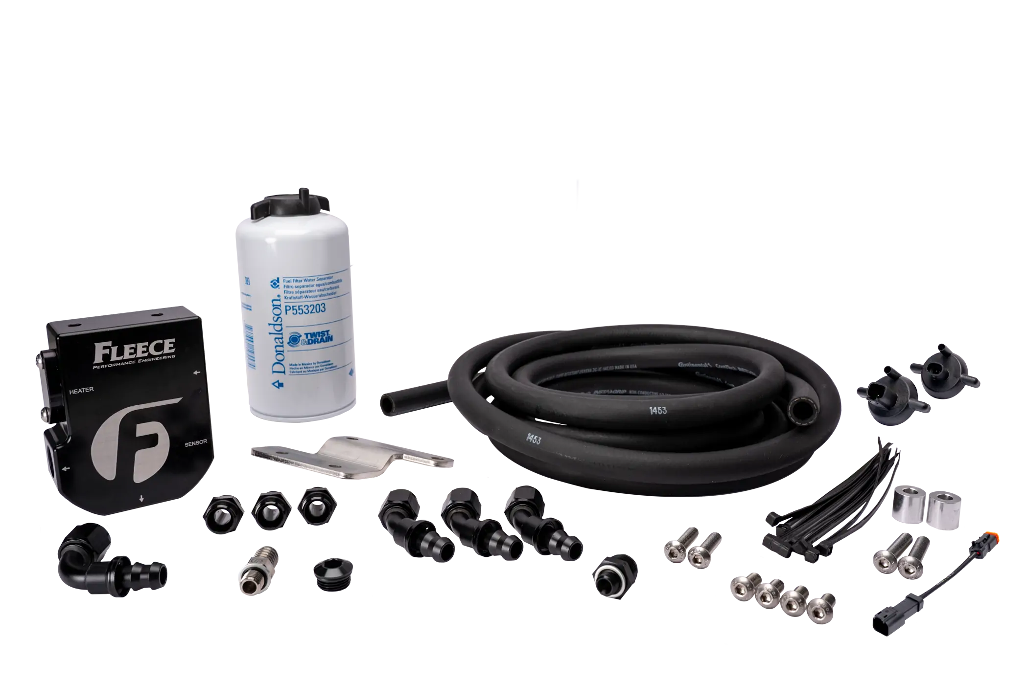 Fleece Auxiliary Fuel-Filter Kit | 2003-2018 Cummins Ram 2500/3500