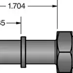 Universal Fleece ½″ Quick-Connect → ¾-16 ORB (-8 AN) Adapter
