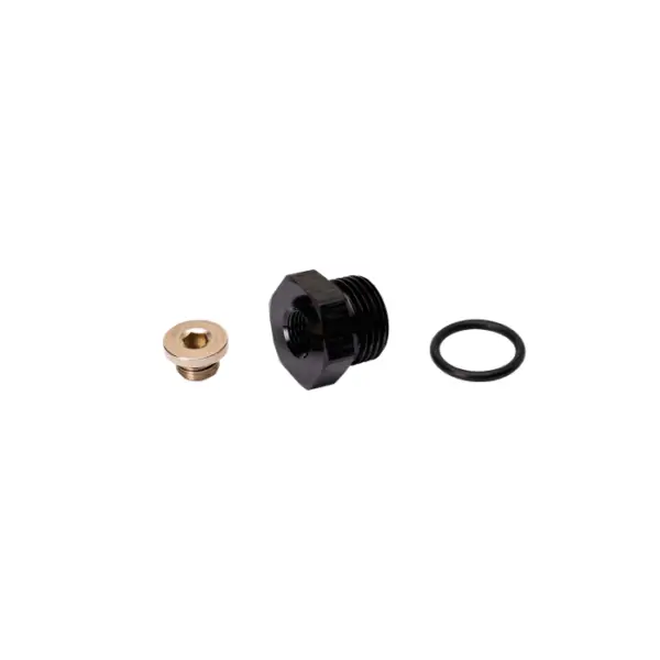 Universal ¾-16 ORB → ⅛″ NPT Gauge Port w/ Plug
