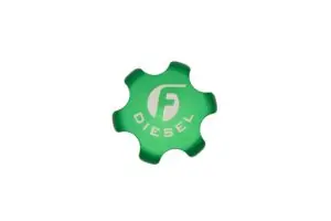 Fleece Green Anodized Billet Fuel Cap | 2013-2018 Ram 2500/3500 (Cummins)