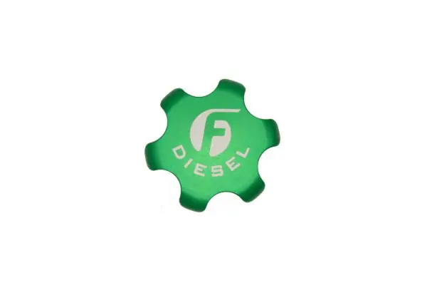 Fleece Green Anodized Billet Fuel Cap | 2013-2018 Ram 2500/3500 (Cummins)