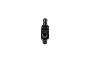 Universal ⅜" Black-Anodized Aluminum Y-Barb (for -6 Push-Lock)