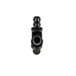 Universal ½" Black-Anodized Aluminum Y-Barb (for -8 Push-Lock)