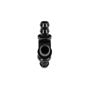 Universal ½" Black-Anodized Aluminum Y-Barb (for -8 Push-Lock)