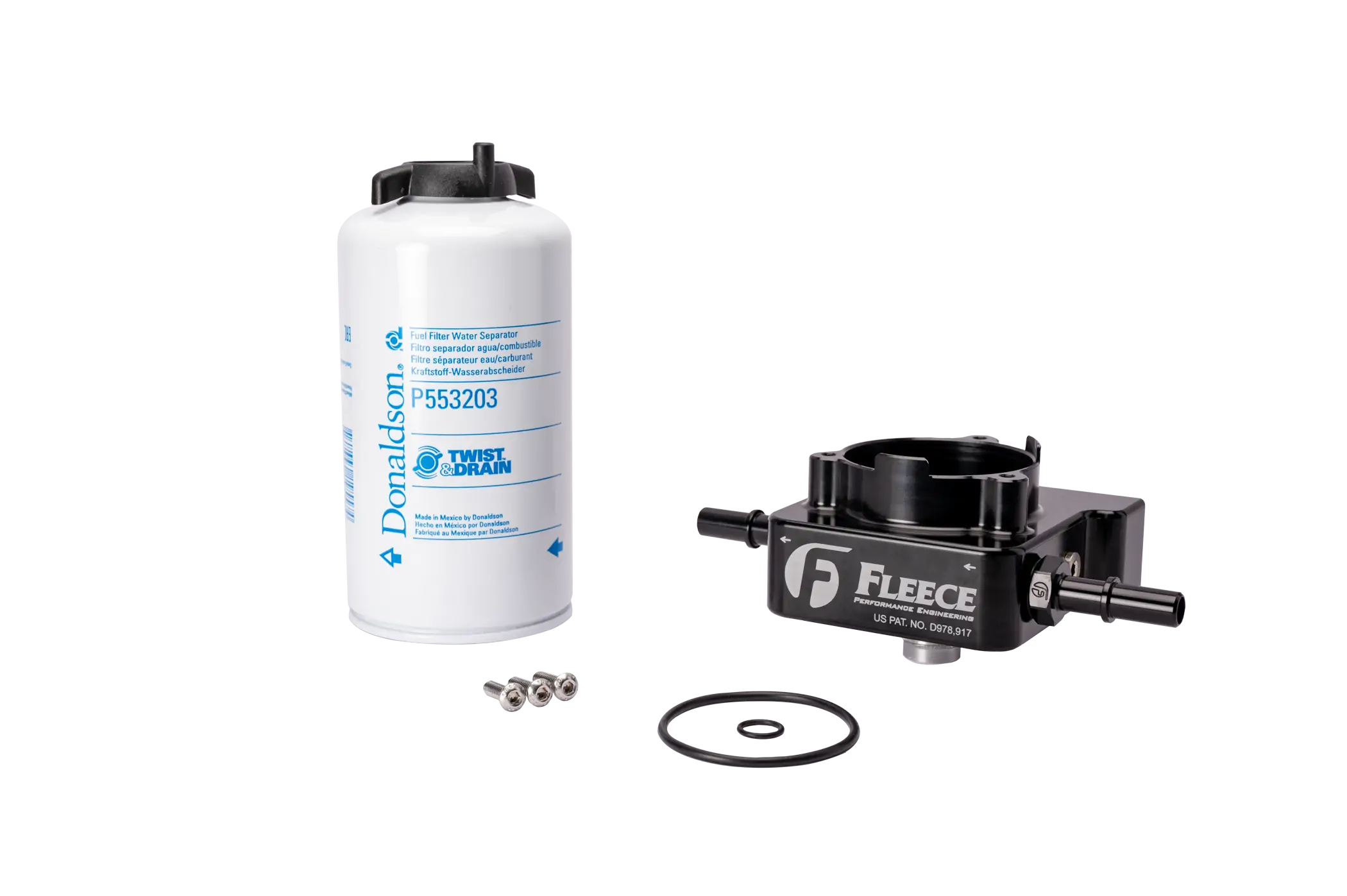 Fleece L5P Fuel-Filter Upgrade Kit | 2017-19 All Beds & 2020-24 Long-Bed Silverado/Sierra 2500/3500