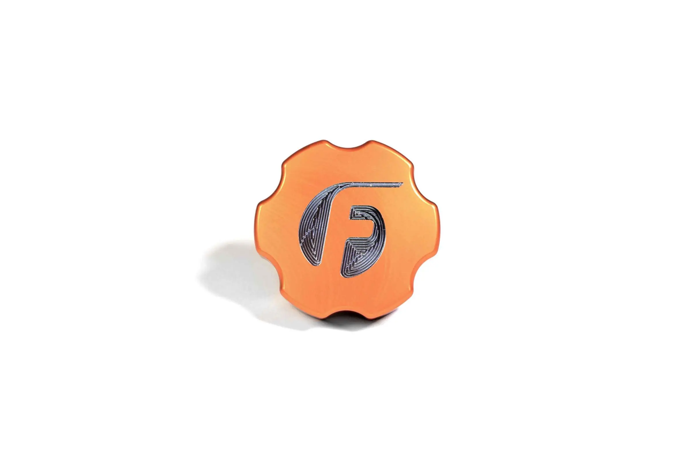 Fleece Cummins Billet Oil Cap Cover Orange | 2003-2018 Ram 2500/3500