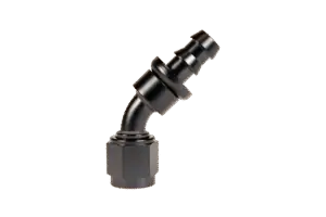 Universal Fleece -8AN 45° to Hose-Barb Adapter