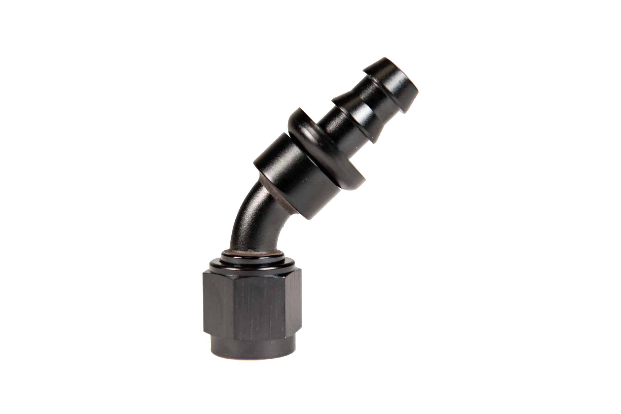 Universal Fleece -8AN 45° to Hose-Barb Adapter
