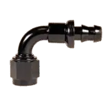 Universal Fleece -8AN 90° to Hose-Barb Adapter
