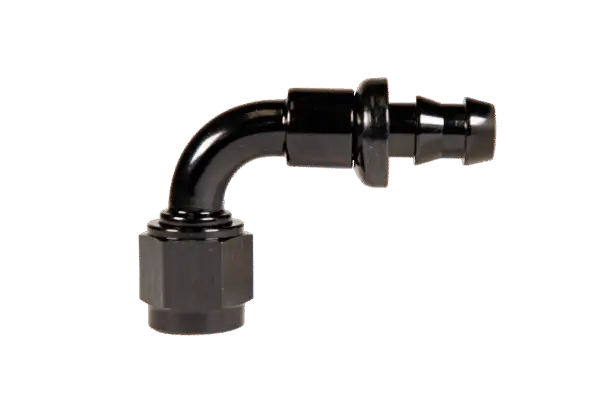 Universal Fleece -8AN 90° to Hose-Barb Adapter