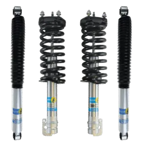 Bilstein 5100 0.75-2 Front Lift Assembled Coilovers with OE Replacement Coils and Rear Shocks for 2005-2010 Jeep Commander XK