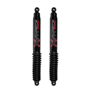 Skyjacker Black Max Twin Tube Foam 4-6 Rear Lift Shocks for 2011-2018 Chevrolet Silverado 1500 2WD-4WD with Black Boot