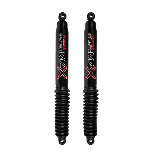 Skyjacker Black Max Twin Tube Foam 4-6 Rear Lift Shocks for 2011-2018 Chevrolet Silverado 1500 2WD-4WD with Black Boot