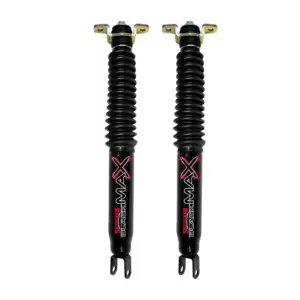 Skyjacker Black Max Twin Tube Foam 5-7 Front Lift Shocks for 2011-2018 Chevrolet Silverado 4WD with Black Boot