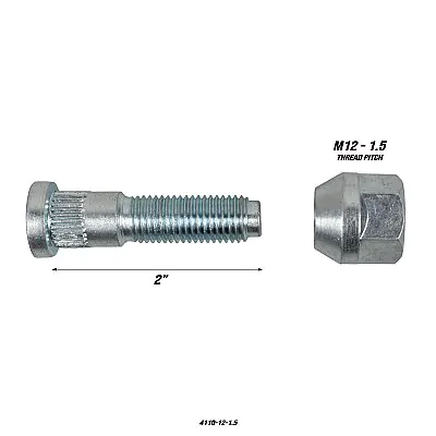 Synergy Wheel Spacer Replacement Stud & Lug Nut - 4110-12-1.5