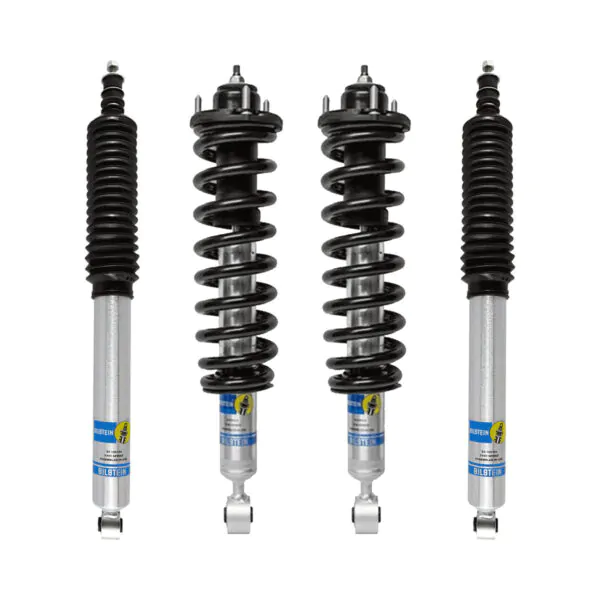 Bilstein 5100 0-2.8" Lift Assembled Coilovers with OE Replacement Coils, Rear Shocks and Rear Coils for 2001-2007 Toyota Sequoia