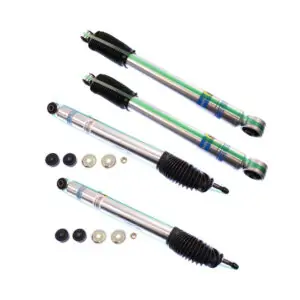 06-'08 Dodge Ram 1500 Mega Cab 4WD Bilstein 5100 4-5" Front & 2" Rear Lift Shocks-24-066464-24-186636