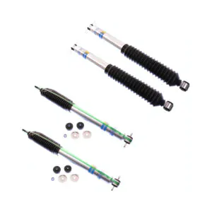 84-'01 JEEP Cherokee XJ 2WD Bilstein 5100 3.5-4" Front & 3.5-4" Rear Lift Shocks-24-188197-33-066868