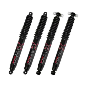88-98 Chevy/GMC 1 Ton 4WD 0-3" Fr 0-2" Rear Lift Skyjacker Black MAX Shocks