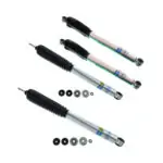 94-'01 Dodge Ram 1500 4WD Bilstein 5100 3" Front & 0-1" Rear Lift Shocks-24-185776-24-185783