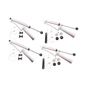 99-'10 Silverado 2500 2WD Bilstein 5160 6" Front & 3-5" Rear Lift Shocks-25-187687-25-187694