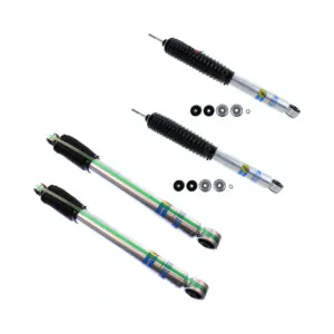 99-'10 Chevy/GMC Sierra 3500HD 4WD Bilstein 5100 6" Front & 4" Rear Lift Shocks-24-187183-24-186636