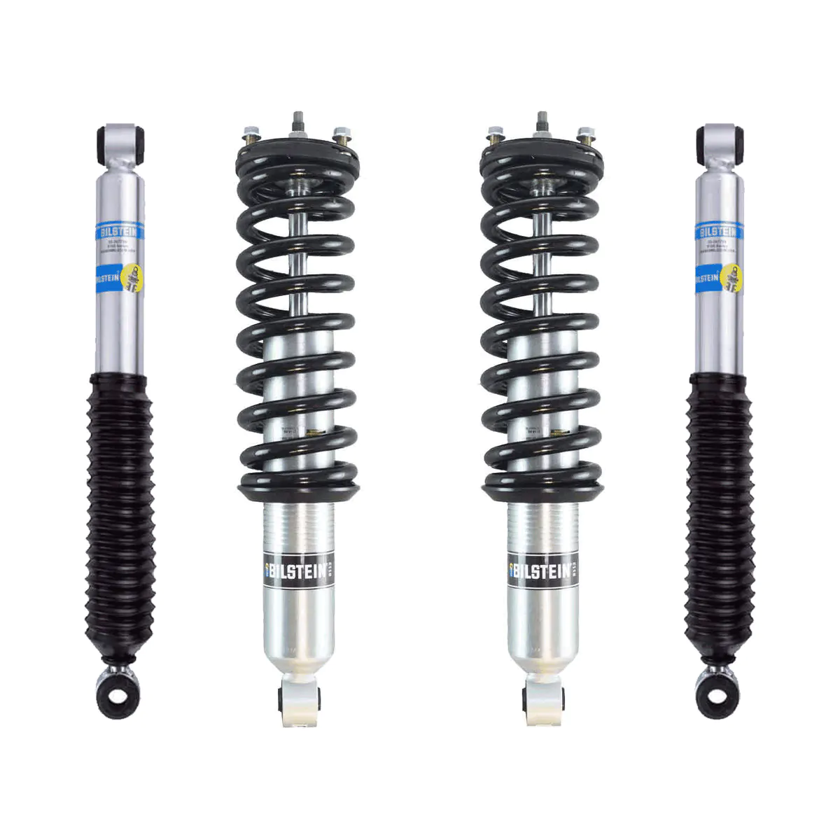 Bilstein 0-3.1" Front Lift 6112 Assembled Coilovers with rear 5100 Shocks for 1995-2004 Toyota Tacoma