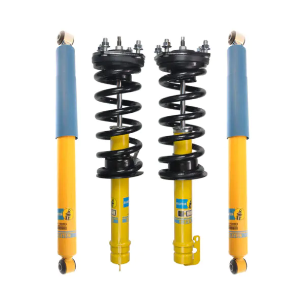 Bilstein 4600 Assembled Coilovers with OE Coils and Rear 4600 Shocks for 2005-2010 Jeep Grand Cherokee WK