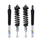 Bilstein 5100 0-0.85 Lift Front Assembled Coilovers with OE Springs and 0-1 Rear Lift Shocks for 2005-2015 Toyota Tacoma