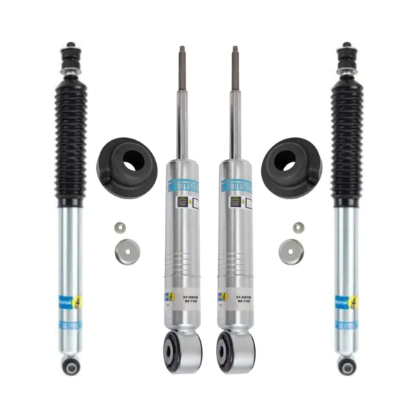Bilstein 5100 0-2.2" Front, 0-1" Rear Shocks for 2017-2019 Nissan Titan Non HD