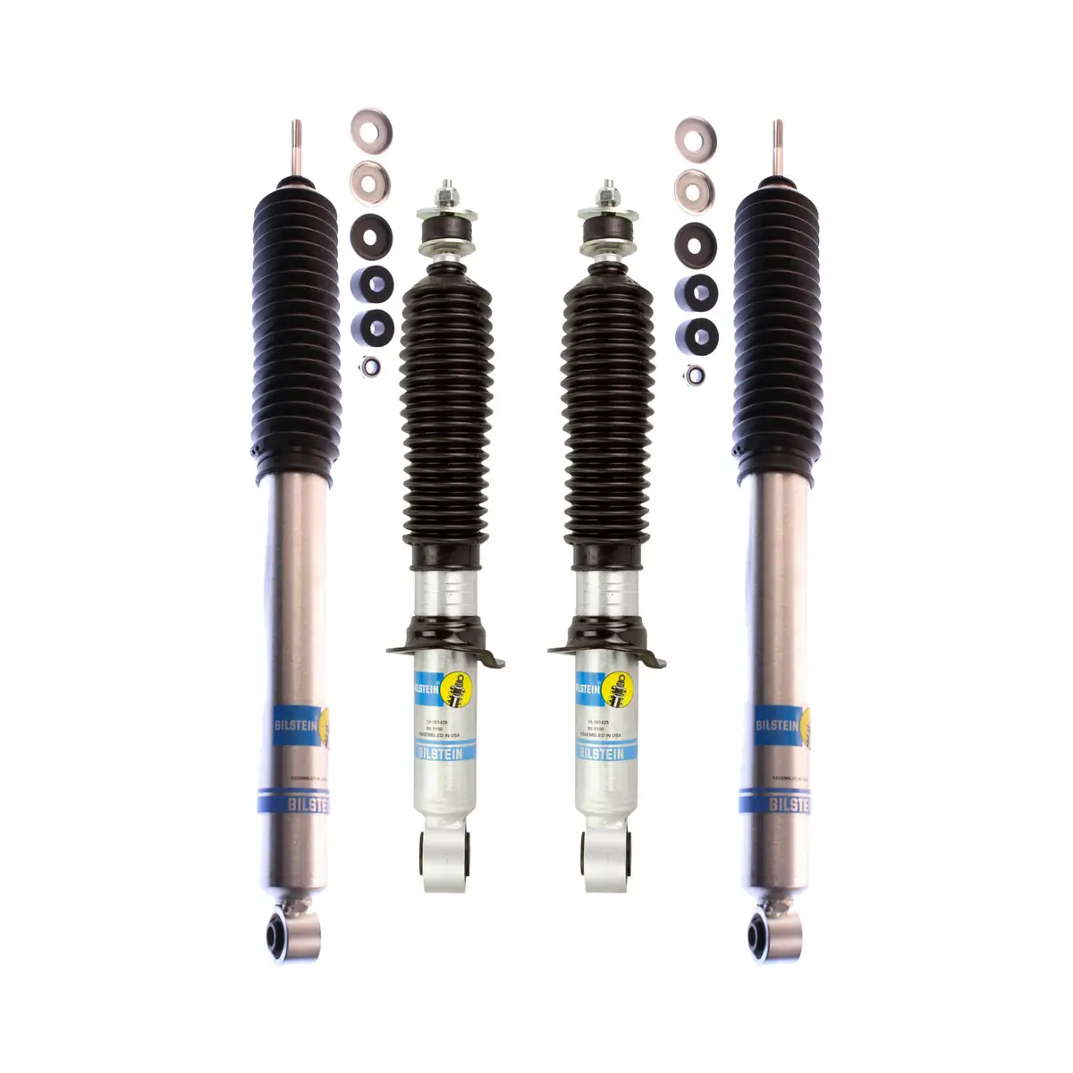 Bilstein 5100 Height adjustable 0-2.5" lift front, 0-2" rear shocks for 2000-2006 Toyota Tundra