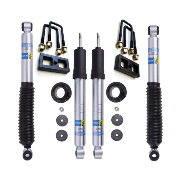 Bilstein 5100 0-2" Front, 1" Rear lift shocks for 1995-2004 Toyota Tacoma
