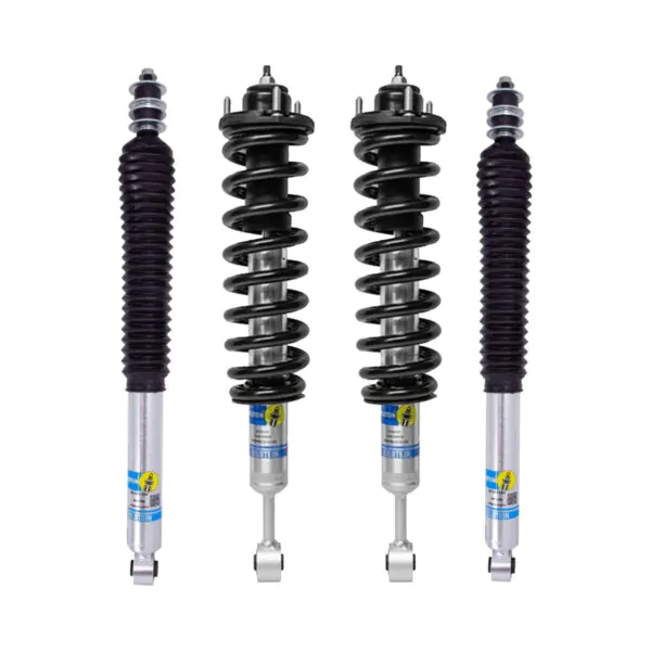 Bilstein 5100 0-2 Lift Front Assembled Coilovers with OE Springs and 0-1 Rear Lift Shocks for 2016-2023 Toyota Tacoma