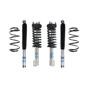 Bilstein 5100 0.75"-2" Front Lift Assembled Coilovers with OE Coils and Rear Shocks/Coils for 2005-2010 Jeep Grand Cherokee WK